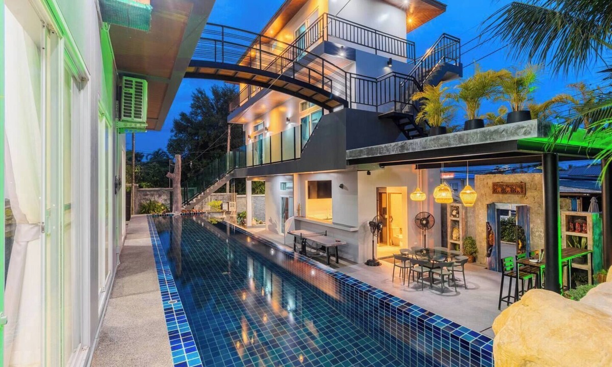 Ban Saiyuan House | 10 bed-13 bath, 3 pools, zipline, sauna, Oceanview-VRBO