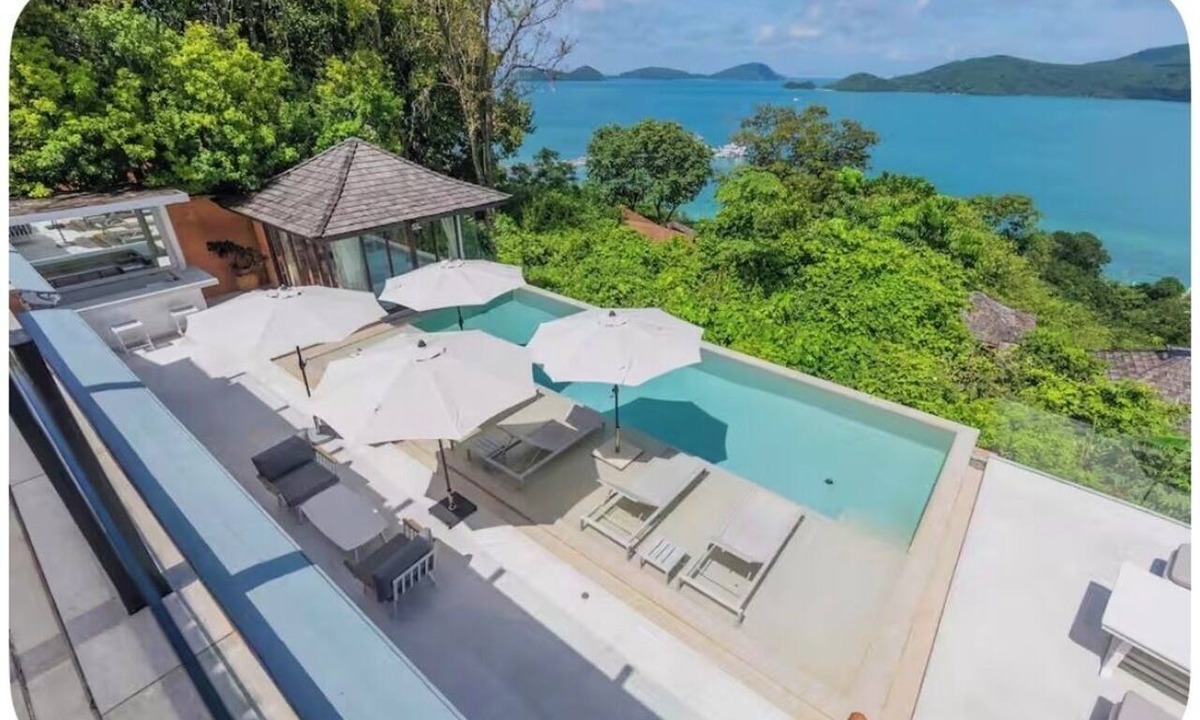 Wichit House | 7 Bedrooms Family Luxury Pool Villa Ocean View Sripanwa with Breakfast
