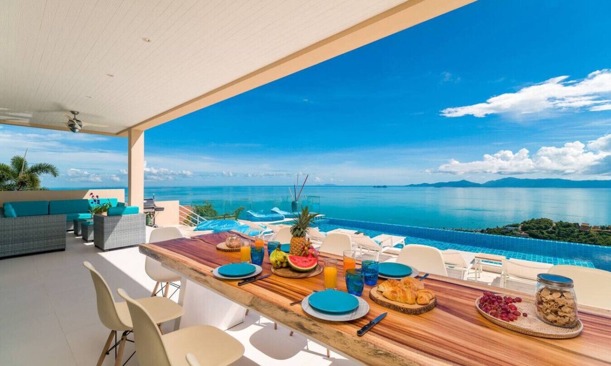 Na Thon House | Baan Cyan Amazing Seaview 5BR Villa private pool