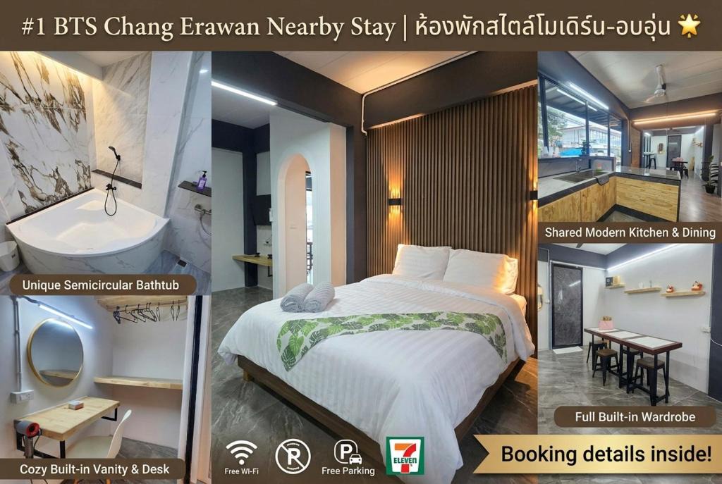 Mueang Samut Prakan District Apartment | Irich Theparak - BTS-Chang Erawan 2kms