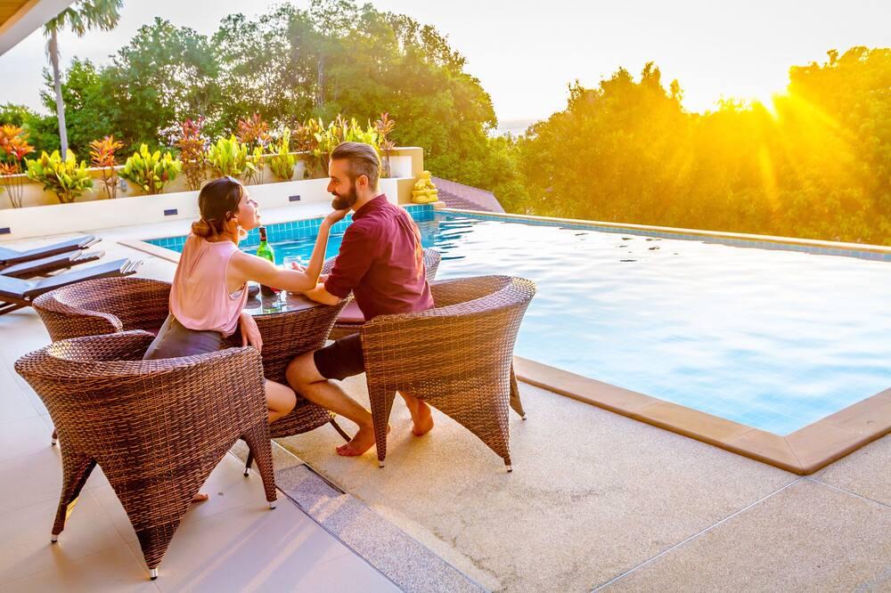 Ko Lanta Villa | Large sea view swimming pool! Luxury Villa 4BR Mountain House, Long Beach
