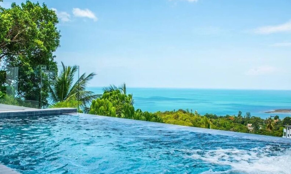 Lamai Villa | Luxurious 3-bedroom villa in Koh Samui with infinity pool, sea views, and WiFi, near Lamai Beach