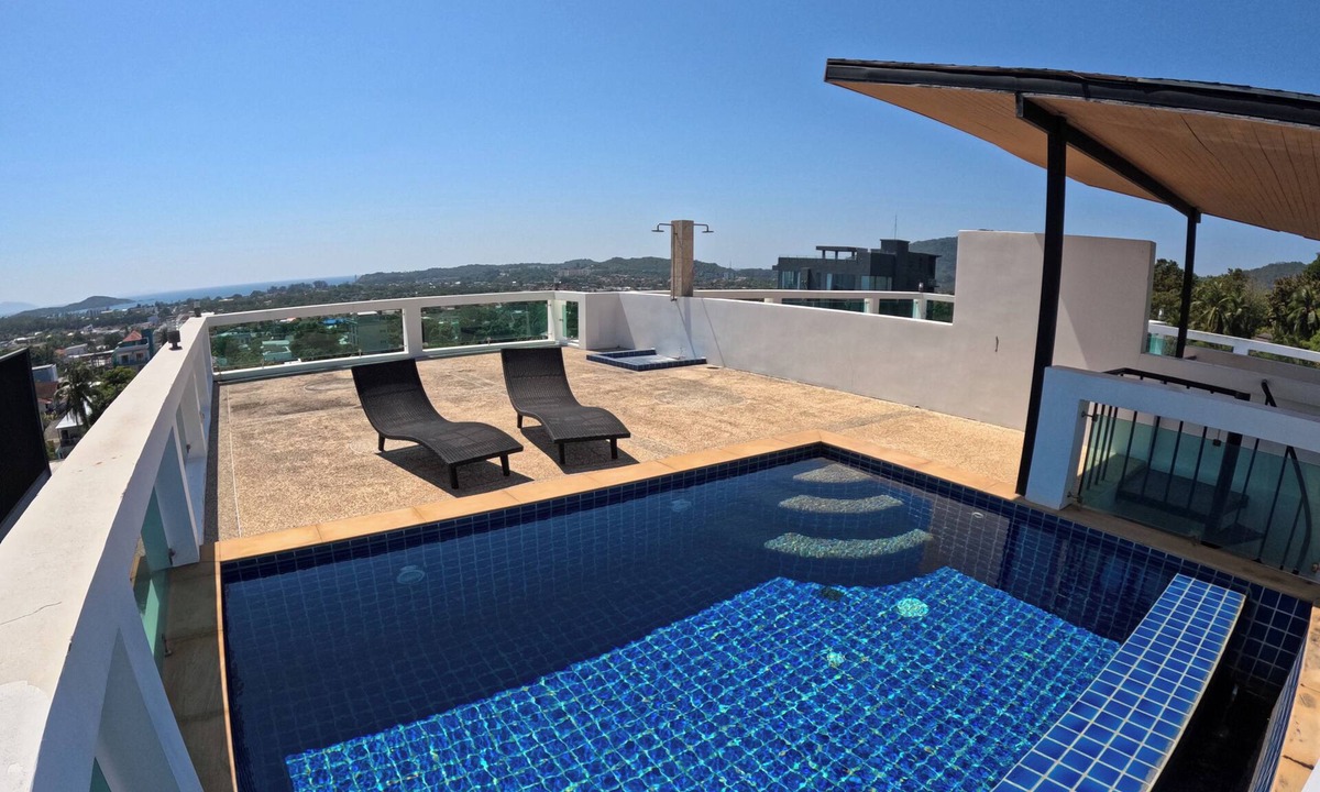 Ban Saiyuan Apartment | Penthouse with Private Pool and Beautiful Sea Views