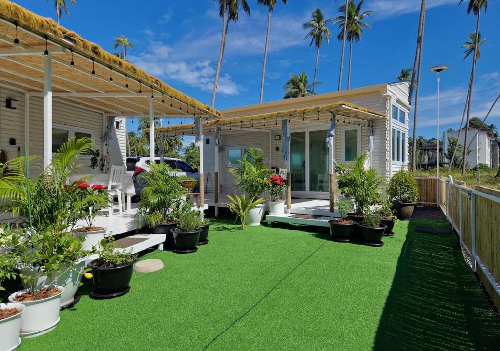 Lipa Noi Villa | Samui Tiny House villa Glamping, Seaview Sleeps 8