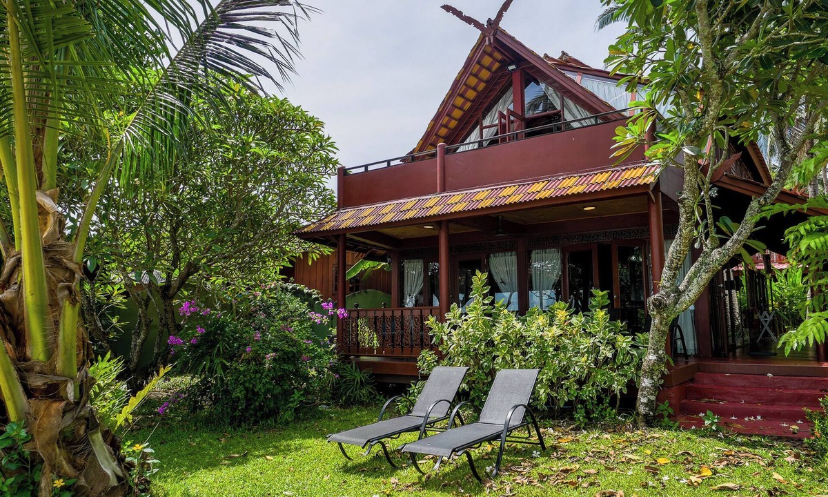 Bang Po House | Thai Style Wooden Beachfront Villa with Private Sala
