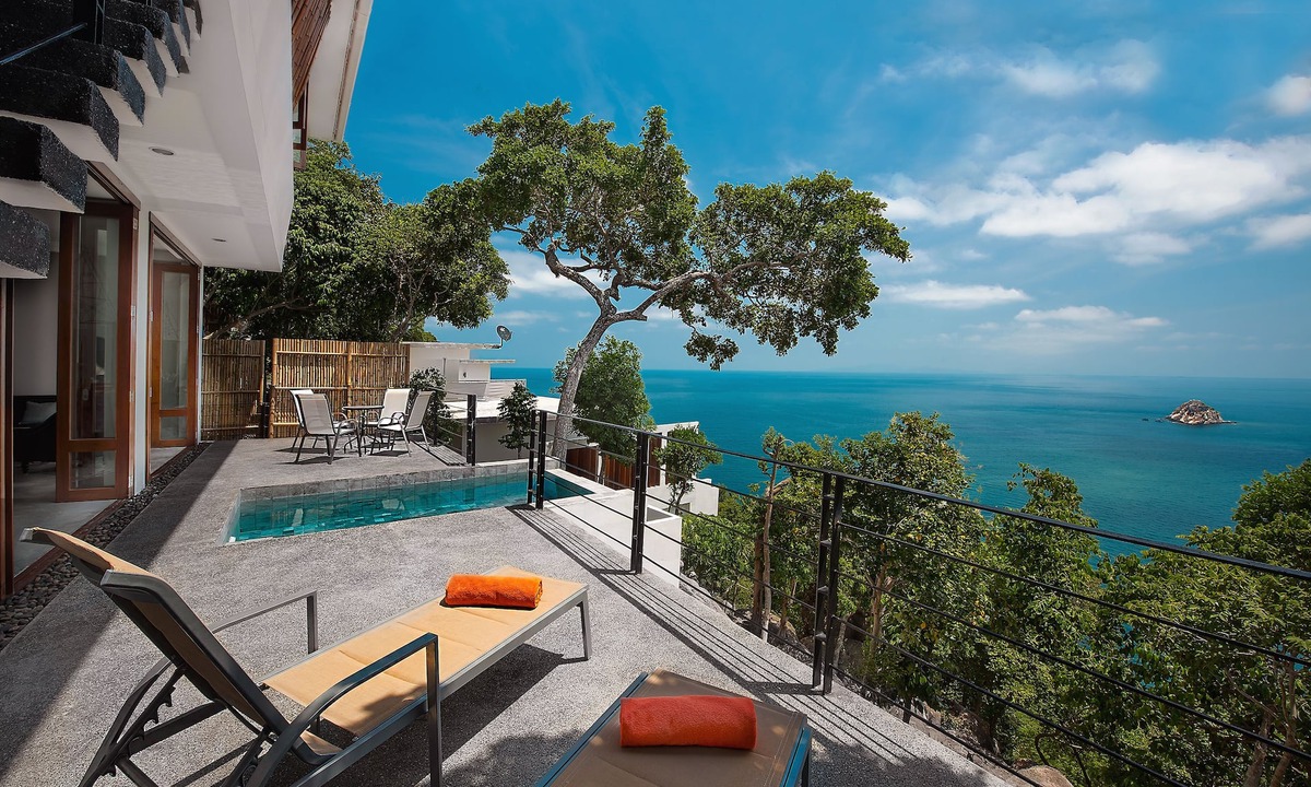 Koh Tao Villa | The Philip's villa 1 is a beautiful 2 bedroom villa and a pool.
