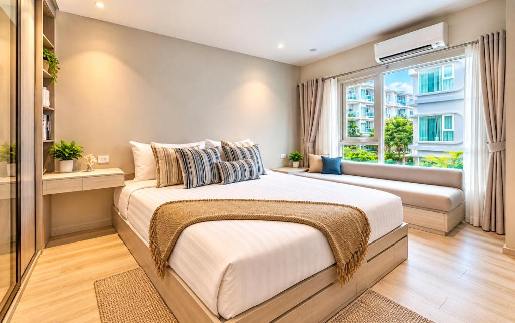 Ban Bo Han Apartment | Title Serenity 1-Bedroom Suite with Balcony by TVC B206