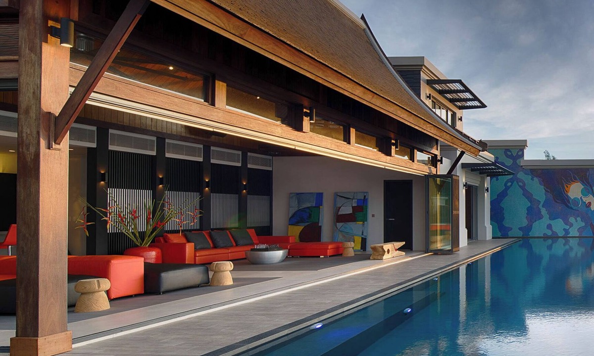 Sa Khu Villa | Villa M | Tropical Oceanview 5BR Villa — Pool & Staff