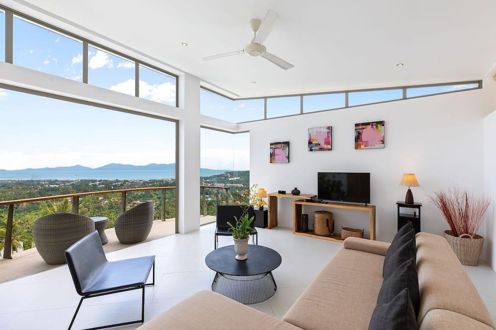 Bophut Hills Villa | Villa Pearl - 5 Bed Private Pool Sea View Villa