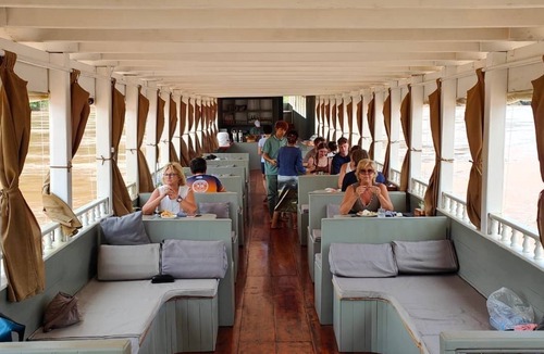 Luang Prabang Boat Rental | 2 days and 1 night Mekong cruise from Thailand to Laos # Luang prabang