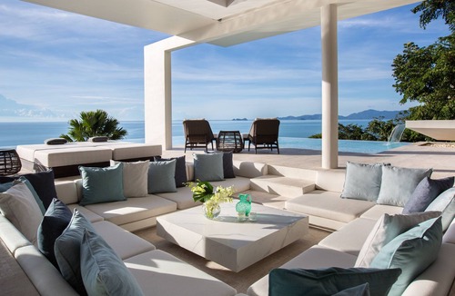 Mae Nam Villa | 20% OFF - Villa Celadon - Luxe Hillside Villa w/ Panoramic Ocean Views