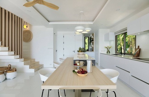 Moo 5 Villa | 3-bedroom, 4-bathroom beachfront villa with views of the ocean and the sunset, 150 meters from the beach