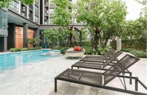 Ramkhamhaeng Apartment | 4-Ideo New Rama 9 游泳池公寓 二房二卫WiFi