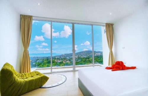 Bophut Hills Villa | Bobut beach, Koh Samui, Thailand, half mountain sea view, four-bedroom, four-bathroom villa B