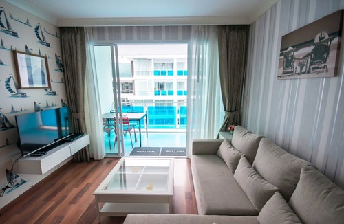 Hua Hin Apartment | D603 Bright Cozy 2-bedroom apartment with Playground near Beach