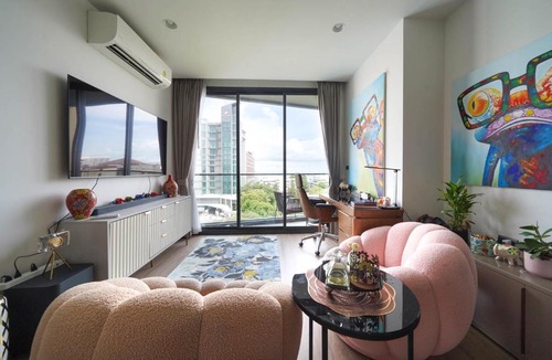 Pattaya Bay Apartment | EDGE Central Pattaya 2BR Ocean View Luxury Condo Rooftop Pool Central Location