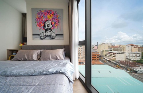 Pattaya Bay Apartment | EDGE Central Pattaya 2BR Ocean View Luxury Condo Rooftop Pool Central Location
