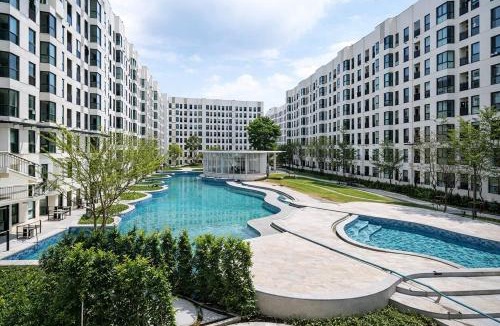 Bang Na Apartment | High Floor Peaceful Studio Near BTS Sukhumvit