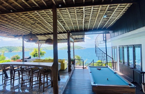 Karon Villa | Ocean Bliss Cliff Top Villa Nai Harn. Uninterrupted ocean views over 4 floors