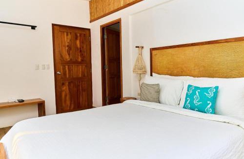 Las Penitas House | Room in Lodge - Sandia 8 - Double room with sea view, terrace or balcony