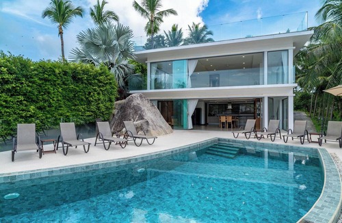 Lamai Villa | Stunning 6-bedroom retreat with mesmerizing sea views, saltwater infinity pool, and rooftop solarium