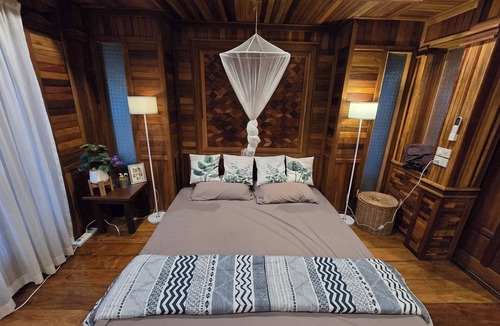 Kanchanaburi Other | three little birds 2 bedroom (บ้านไม้กลางสวน)