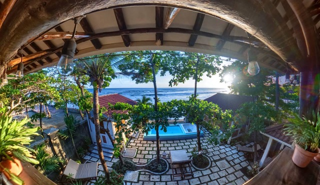 2 Casitas for 8 Guests on Beach Front w Pool AC in San Rafael del Sur
