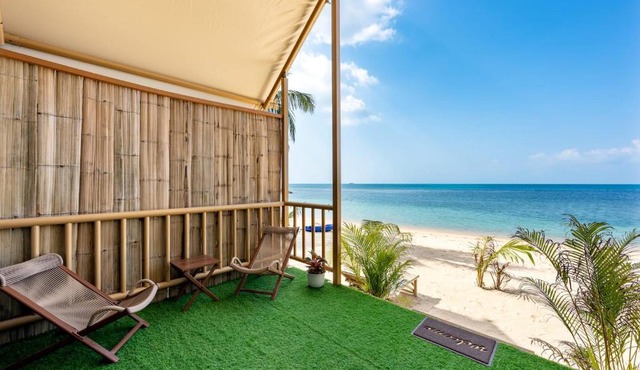 2P Glamping #1 - Beachfront Tent in Koh Samui