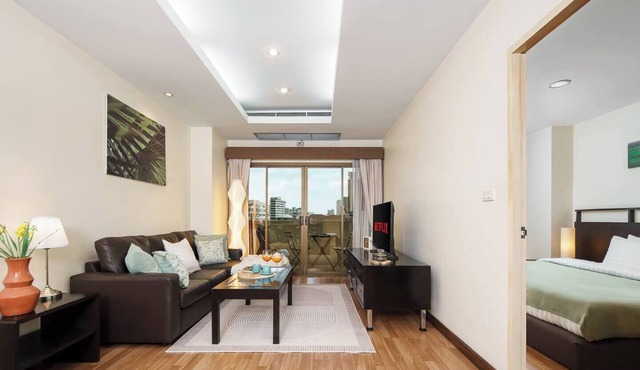 57m²10minBTS/1GbWiFi/FullKitchen/Tub/Nflix/KingBed