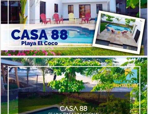 Beachfront Home 88 Playa El Coco in San Juan del Sur