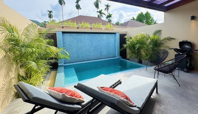 Beautiful 1br Plunge Pool Villa Walk To Bangtao Beach
