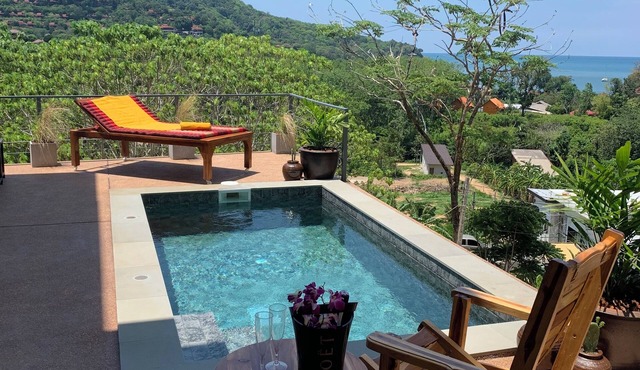 Boho-Luxe Pool Villa with Simply Amazing Views by Setting Sun Boutique Homes