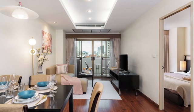 KingBed/Large57m²/Bathtub/1000Mbs/Ntflix/Balcony - Apartment