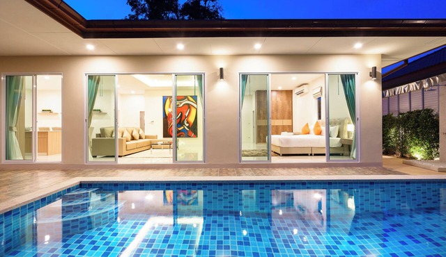 Luxury Pool Villa A18/3BR/8 Persons/BBQ