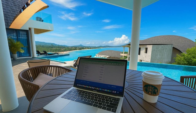 Luxury Sea View Villa in Koh Samui Private Pool 4BR for Families & Groups