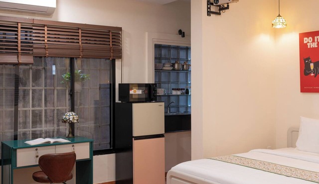lynhapartment slow vibes warm studio projector in Truong Quyen District 3 in Thành phố Hồ Chí Minh