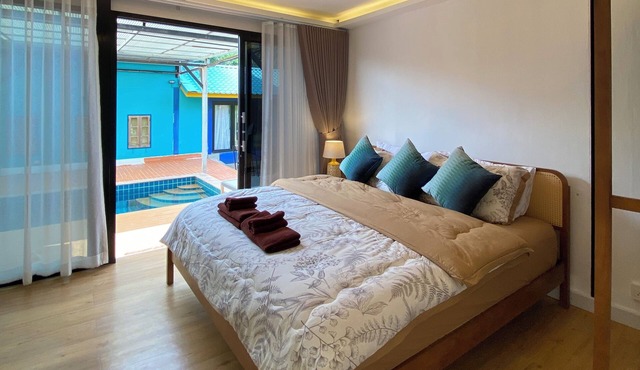 Morocco blue cafe by chilong river farm