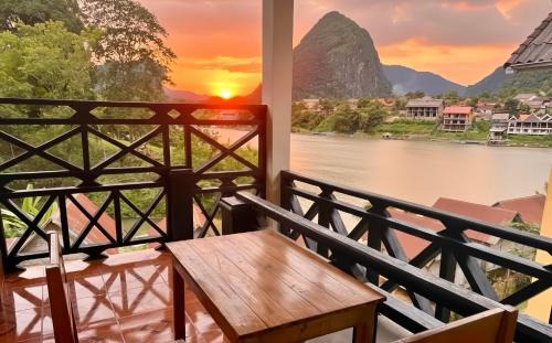 Nong Khiaw Meexai Sunset View in Nong Khiaw