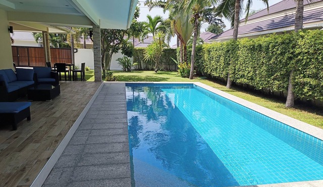 Private Pool 3-bedroom villa in tranquil Cha-am/Hua Hin. Relaxation awaits