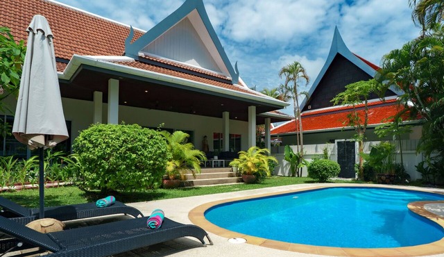 Private Villa with Swimming Pools - 2 bedrooms main house, 1 bedroom bungalow. in Rawai
