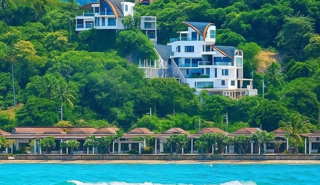 Serene 4-bedroom villa with AC in beautiful Koh Samui