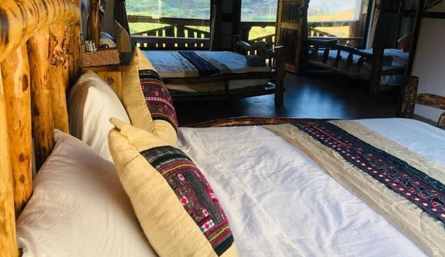 Triple Room with Private Bathroom - O'Chau Meo Vac Homestay in Meo Vac