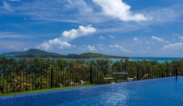 Turquoise View: 9 Bedrooms Seaview, Private Pool, near Rawai, sleeping 20+