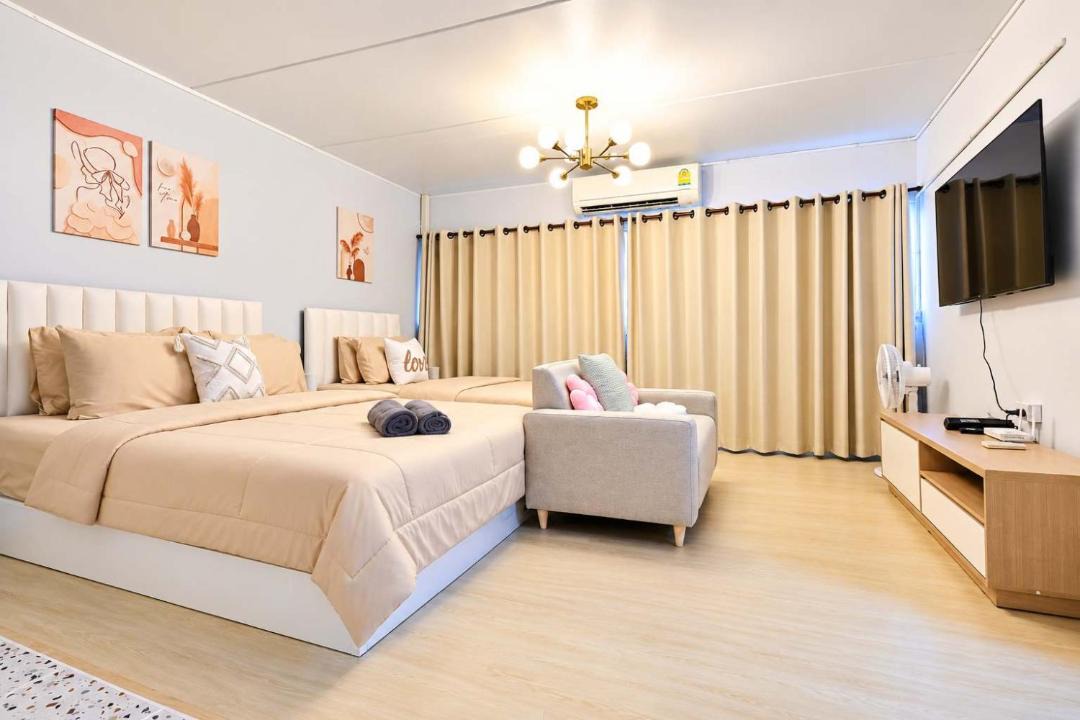 Ban Mai Apartment | Cozy 2BR Near Impact Arena, LTAT- WiFi Washer near DMK at C2