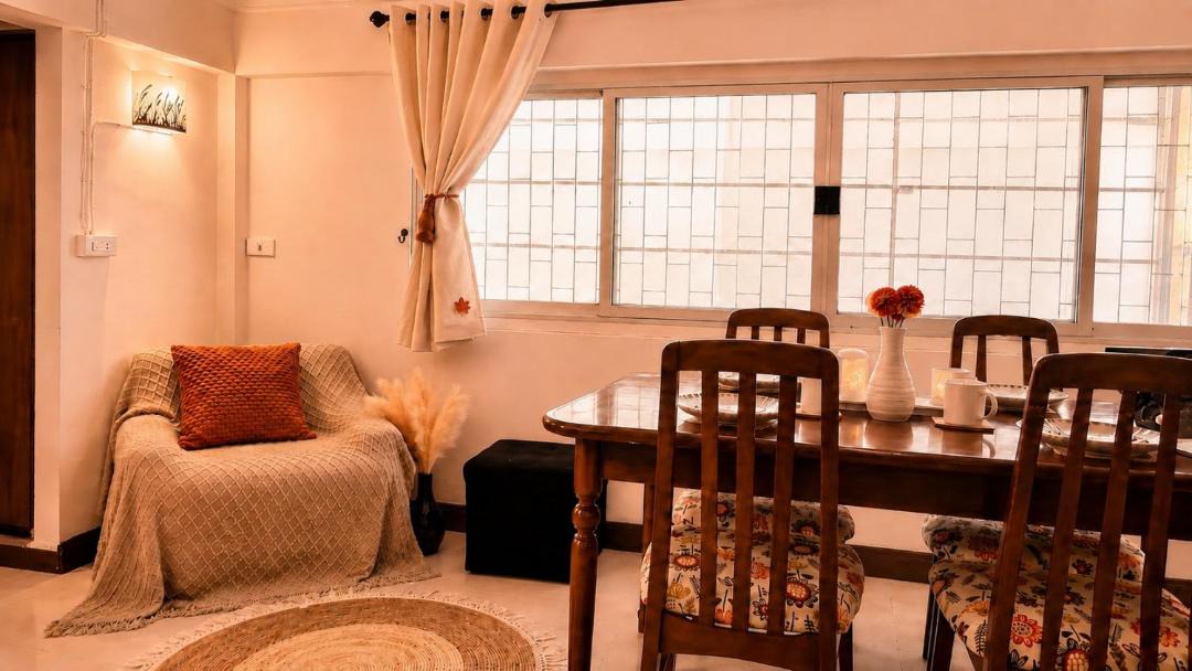Pratunam Apartment | Cozy 2 Queen Bed with Vintage Kitchen at PhayaThai BTS