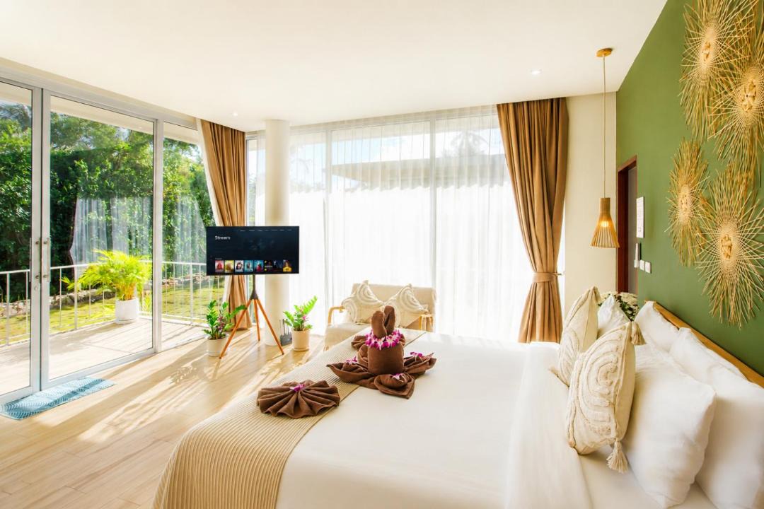 Thong Sala Villa | Paradise House - 1BR - Calm & Green Garden Stay - Heart of Thong Sala - 4K SmartTV