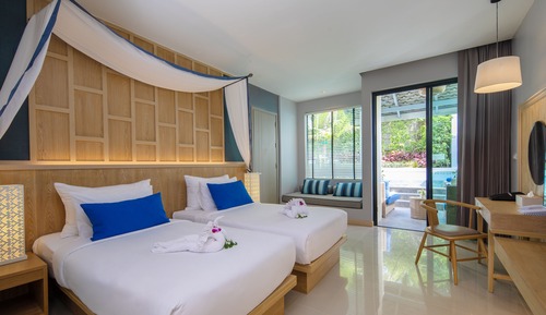 Pool Villa 2 Bedroom with Private Pool, Free Oil Massage 60 Mins, 1 time for 4 person