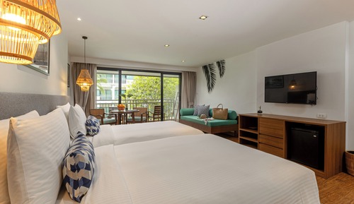 Premier Room, Multiple Beds, Balcony (Garden)