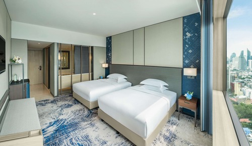 Executive Room, 2 Twin Beds, Club Lounge Access, River View