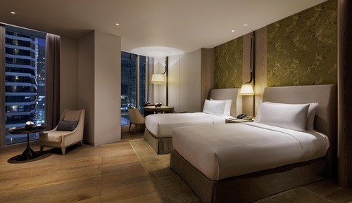 Deluxe Room, 2 Twin Beds, City View
